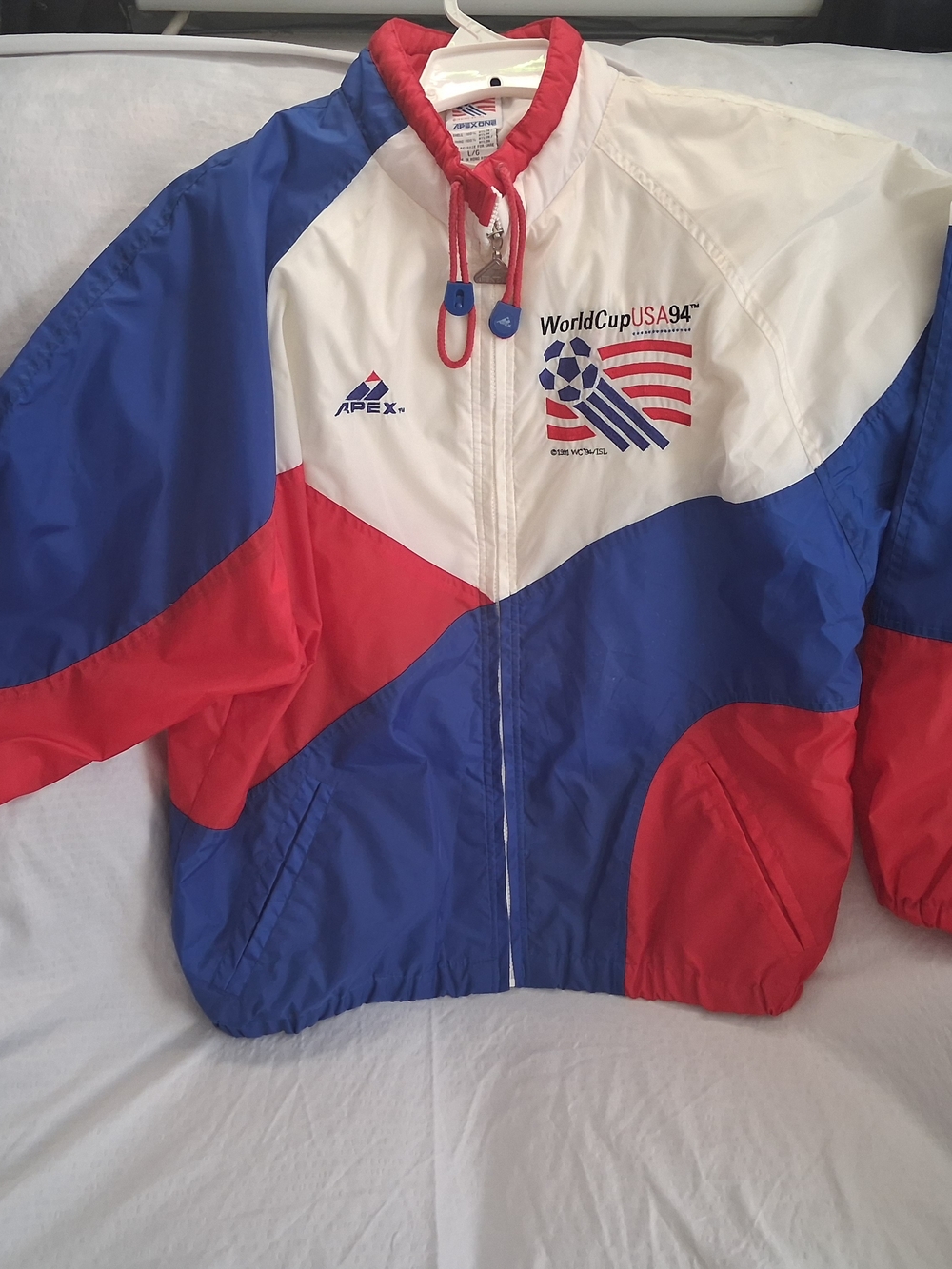 *VINTAGE* Apex WorldCup USA '94 Windbreaker Jacket -